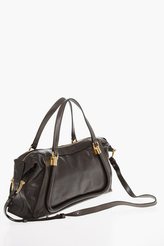 Brushed Leather DOUBLE CARRY Crossbody Bag