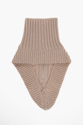 Collo in Lana Vergine MORRISO con Zip Frontale