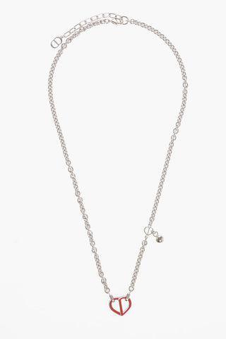 Collana HEART in Ottone con Dettaglio Smaltato
