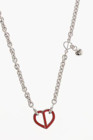 Collana HEART in Ottone con Dettaglio Smaltato