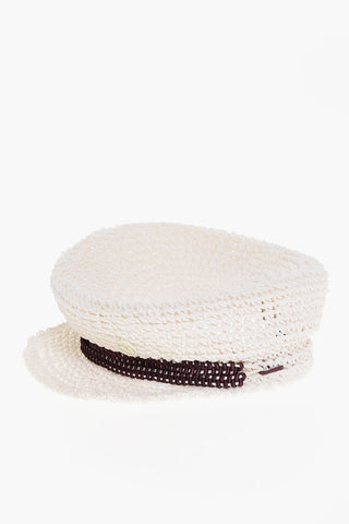 Straw ABBY Baker Boy Hat