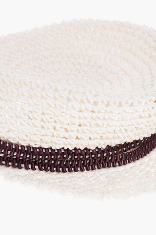 Straw ABBY Baker Boy Hat