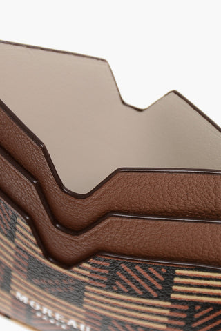 Geometric Patterned CLASSIQUE Leather Card Holder