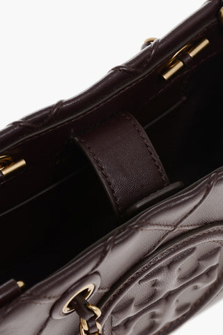 Quilted Leather FLEMING Hand Bag with Removable Shoulder Strap