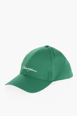 Cotton Baseball Cap with Embroidered Logo