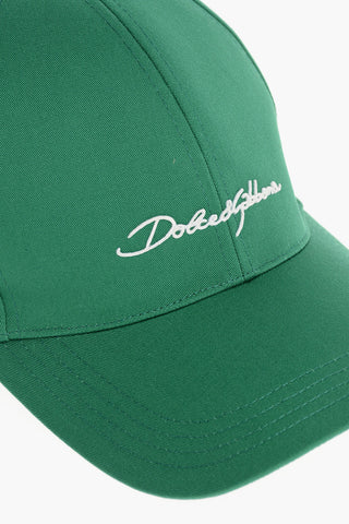 Cotton Baseball Cap with Embroidered Logo