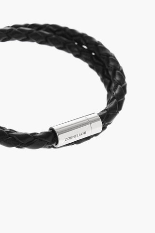 Bracciale Wrap in Pelle Intrecciata