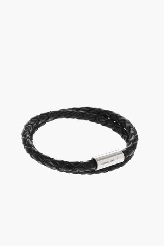 Bracciale Wrap in Pelle Intrecciata