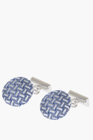 Gemelli in Ottone Rivestiti in Seta