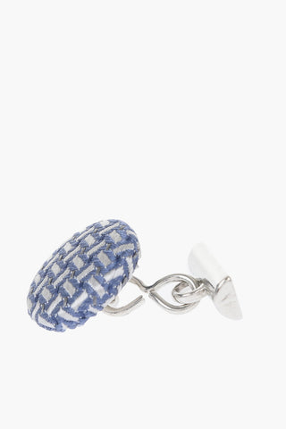 Gemelli in Ottone Rivestiti in Seta