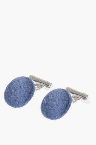 Gemelli in Ottone Rivestiti in Seta