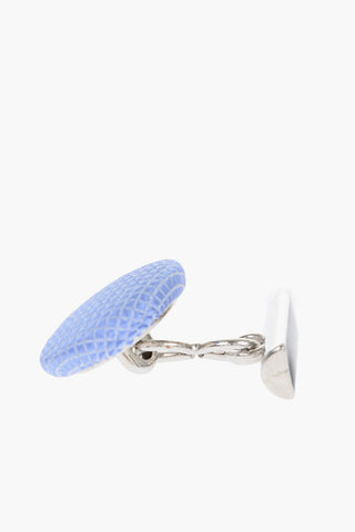 Gemelli in Ottone Rivestiti in Seta
