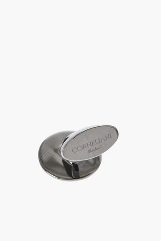 Brass Cufflinks with Agate