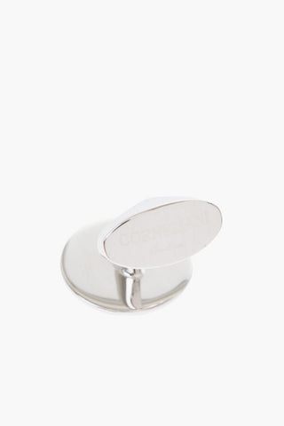 Brass Cufflinks with Pearled Detail