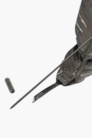 Spilla FEATHER in Ottone