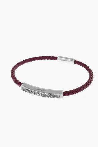 Bracciale in Pelle Intrecciata