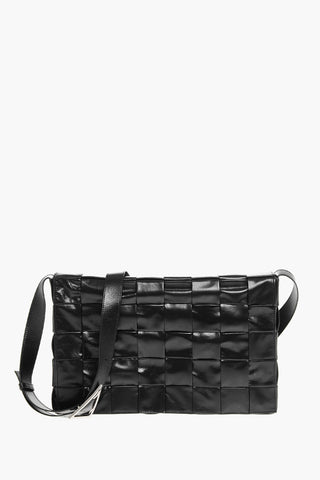 Woven Leather Crossbody Bag