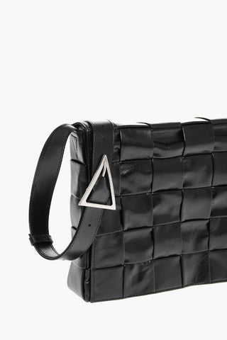 Woven Leather Crossbody Bag