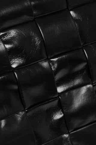 Woven Leather Crossbody Bag