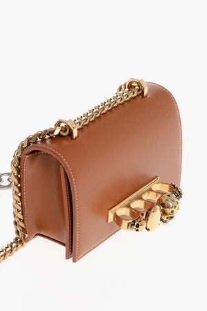Mini-Tasche JEWELLED SATCHEL Aus Leder Mit Kettenriemen