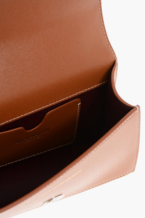 Leather Mini Bag JEWELLED SATCHEL With Chain Strap
