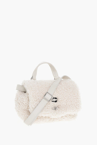 Shearling DOLLY Hand Bag with Removable Shoulder Strap