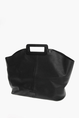 Textured Leather GRANDE Tote Bag with Inner Clutch