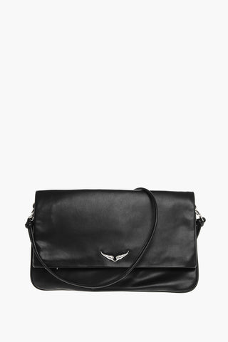 Leather ROCK ETERNAL Clutch with Outer Pocket
