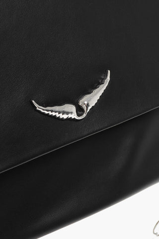Leather ROCK ETERNAL Clutch with Outer Pocket