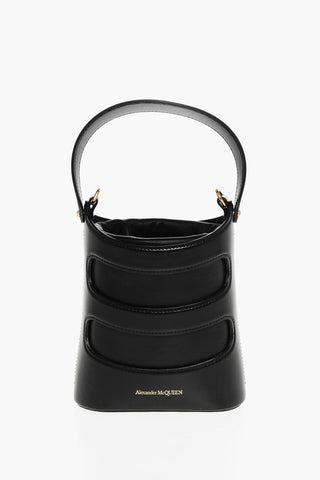 Borsa Mini a Secchiello THE RISE in Pelle con Tracolla Chain