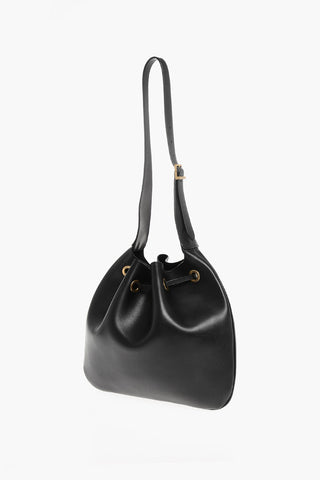 Leather Shoulder Bag with Inner Clutch