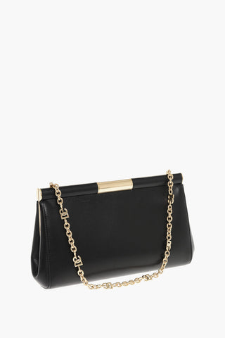 Pochette in Pelle con Tracolla Chain Removibile