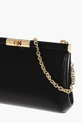 Pochette in Pelle con Tracolla Chain Removibile