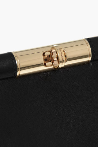 Pochette in Pelle con Tracolla Chain Removibile