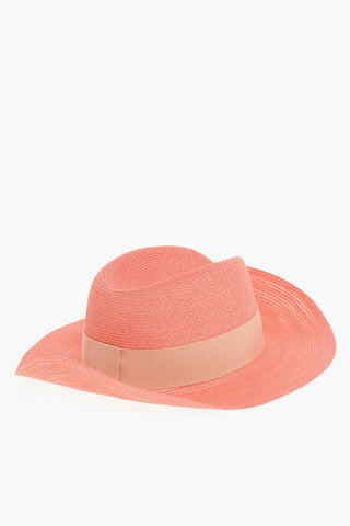 Hemp Fedora with Gros-grain Ribbon