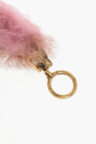 Fur Handle with Decorative Detail