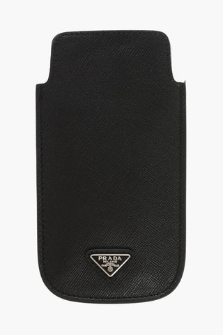 Porta I-phone in Pelle Saffiano