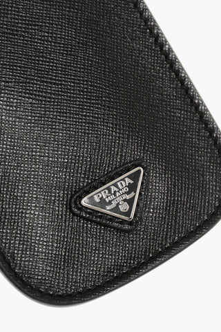 Porta I-phone in Pelle Saffiano