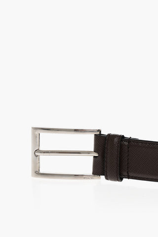 Saffiano Leather Belt