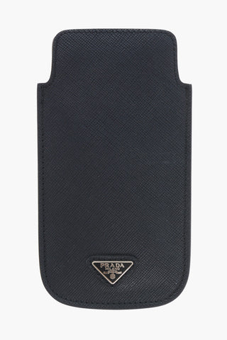 Porta I-phone in Pelle Saffiano