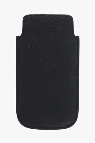 Porta I-phone in Pelle Saffiano