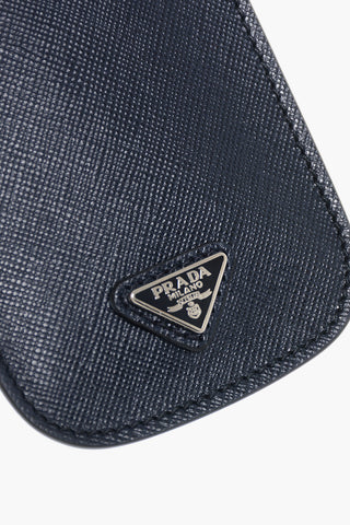 Porta I-phone in Pelle Saffiano