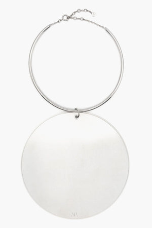 Holistic Circle Necklace with Engraved Logo