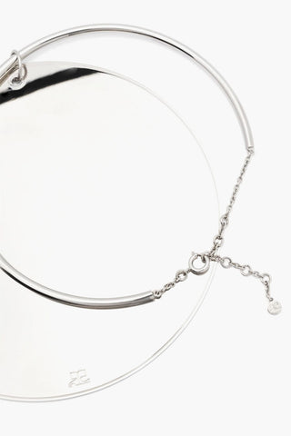 Holistic Circle Necklace with Engraved Logo