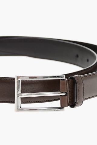 Brushed Leather Belt