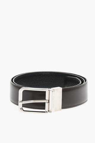 Leather Two-toned Reversible Belt