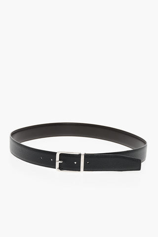 Leather Two-toned Reversible Belt