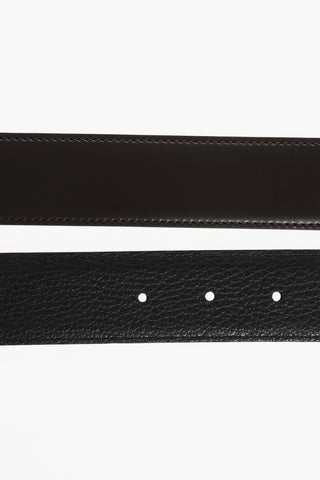Leather Two-toned Reversible Belt
