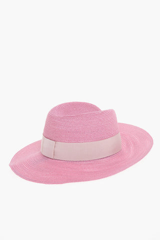 Hemp Fedora with Gros-grain Ribbon