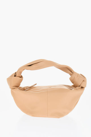 Leather DOUBLE KNOT Hand Bag